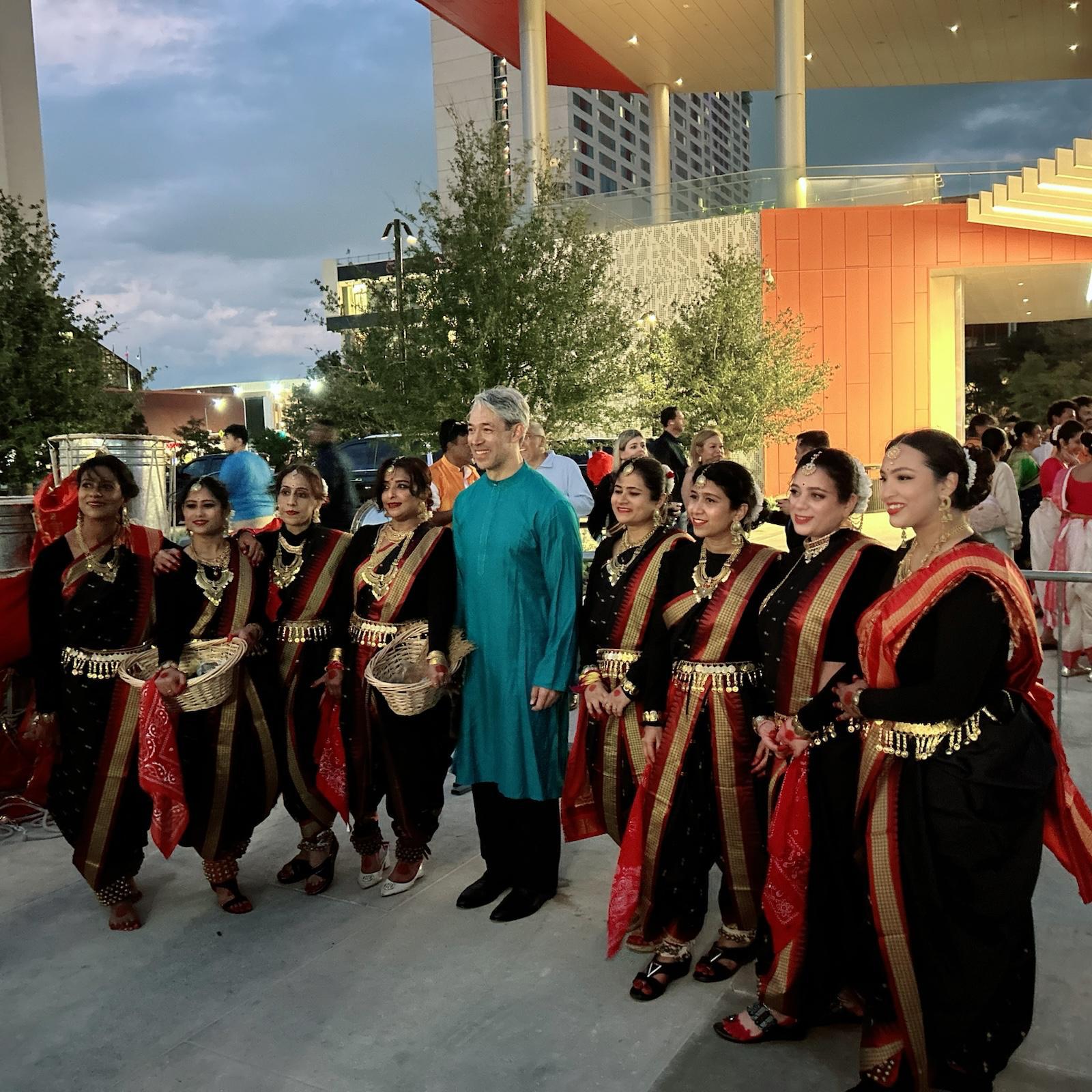 Divas with mayor -Diwali 2025